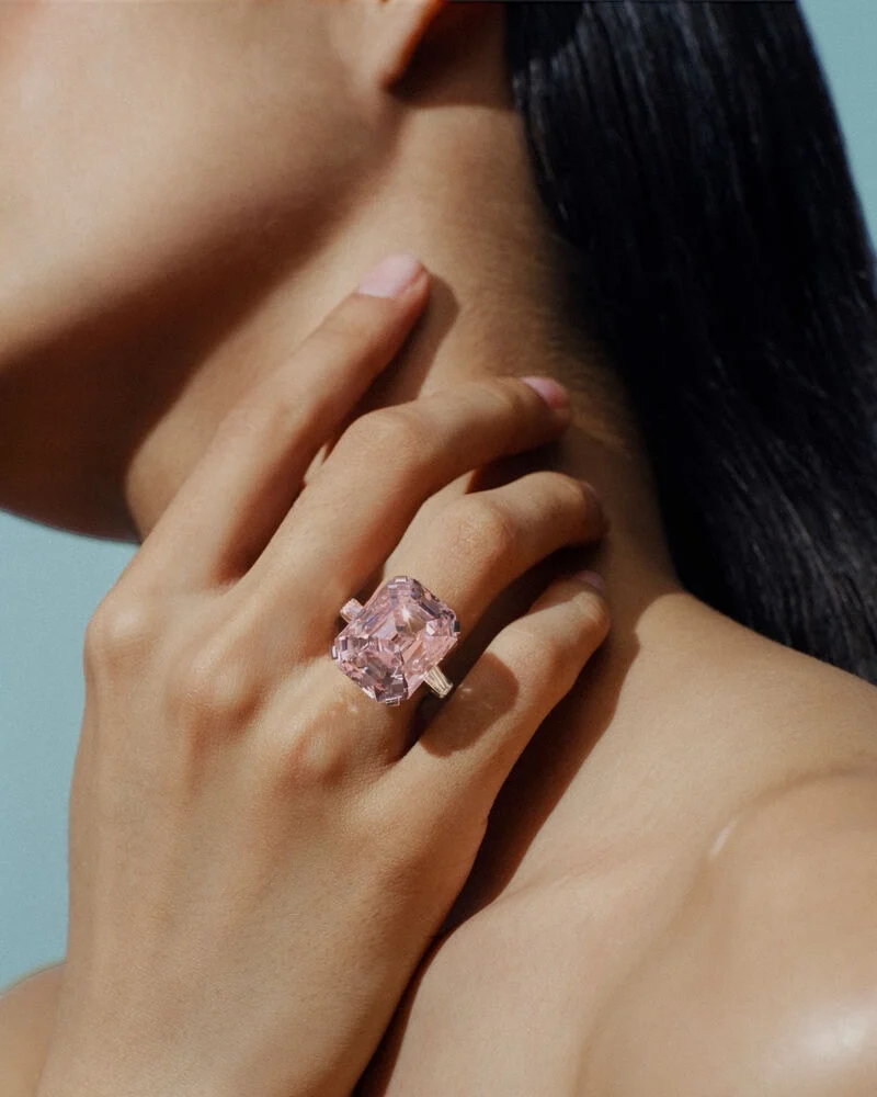 A Rare Rose-Hued Treasure: The $18 Million Bulgari Pink Diamond Heading to Auction
