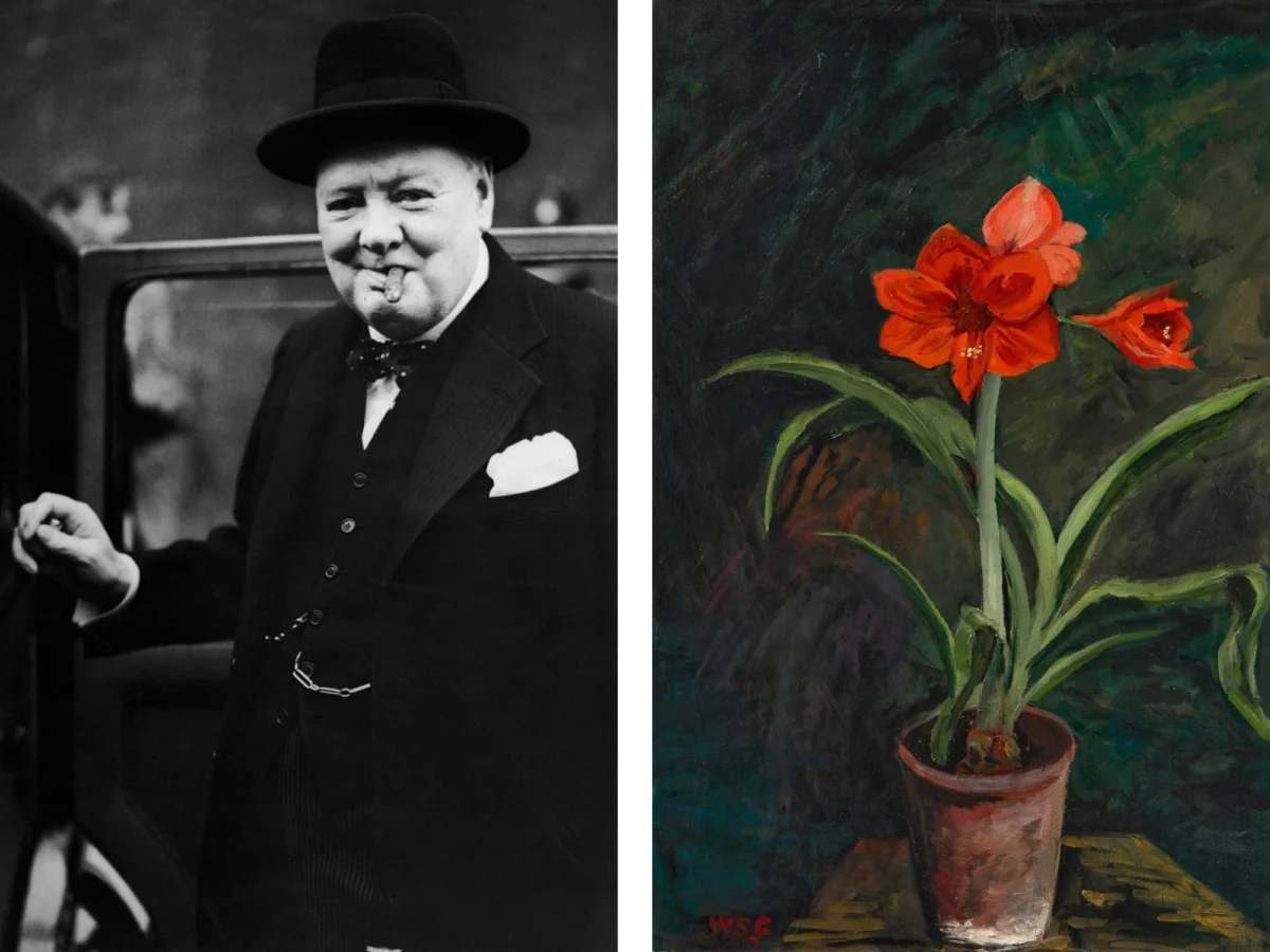 The Quiet Canvas: Winston Churchill’s ‘Amaryllis Lily’ to Lead Christie’s Modern British Sale